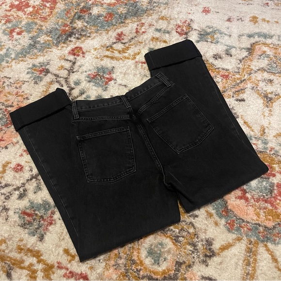 Zara High Waisted Distressed Jeans - Picture 3 of 4